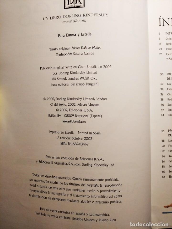 Libros antiguos: LIBRO. PILATES. ALYCEA UNGARO. - Foto 9