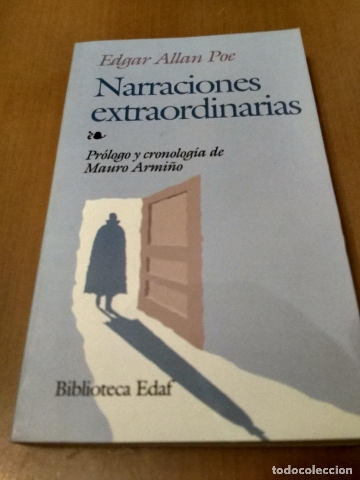 Libros antiguos: Narraciones extraordinarias - Foto 1