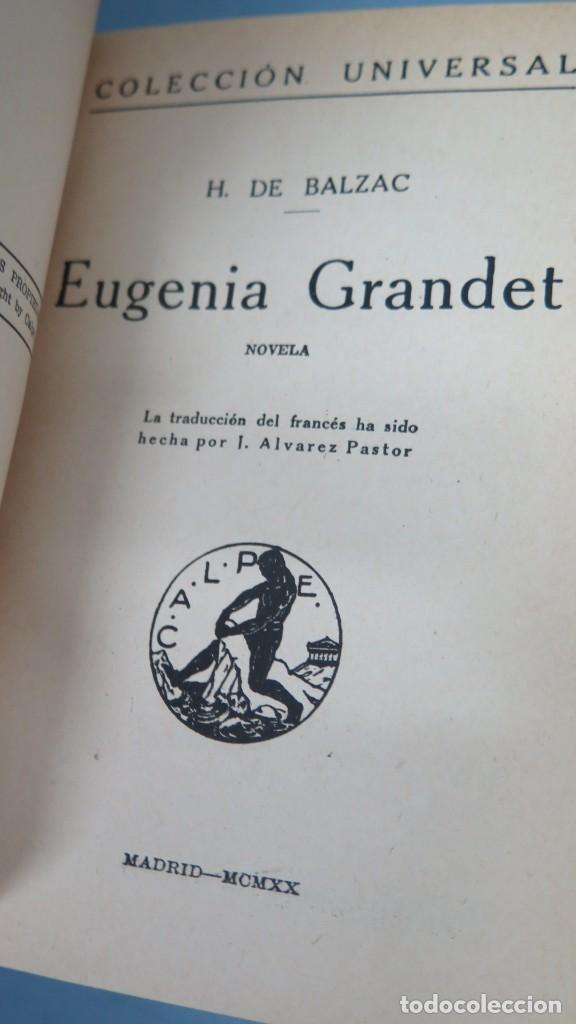 Libros antiguos: 1920.- EUGENIA GRANDET. BALZAC - Foto 2