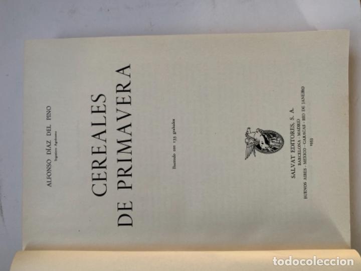 Libros antiguos: Cereales de Primavera - Foto 2
