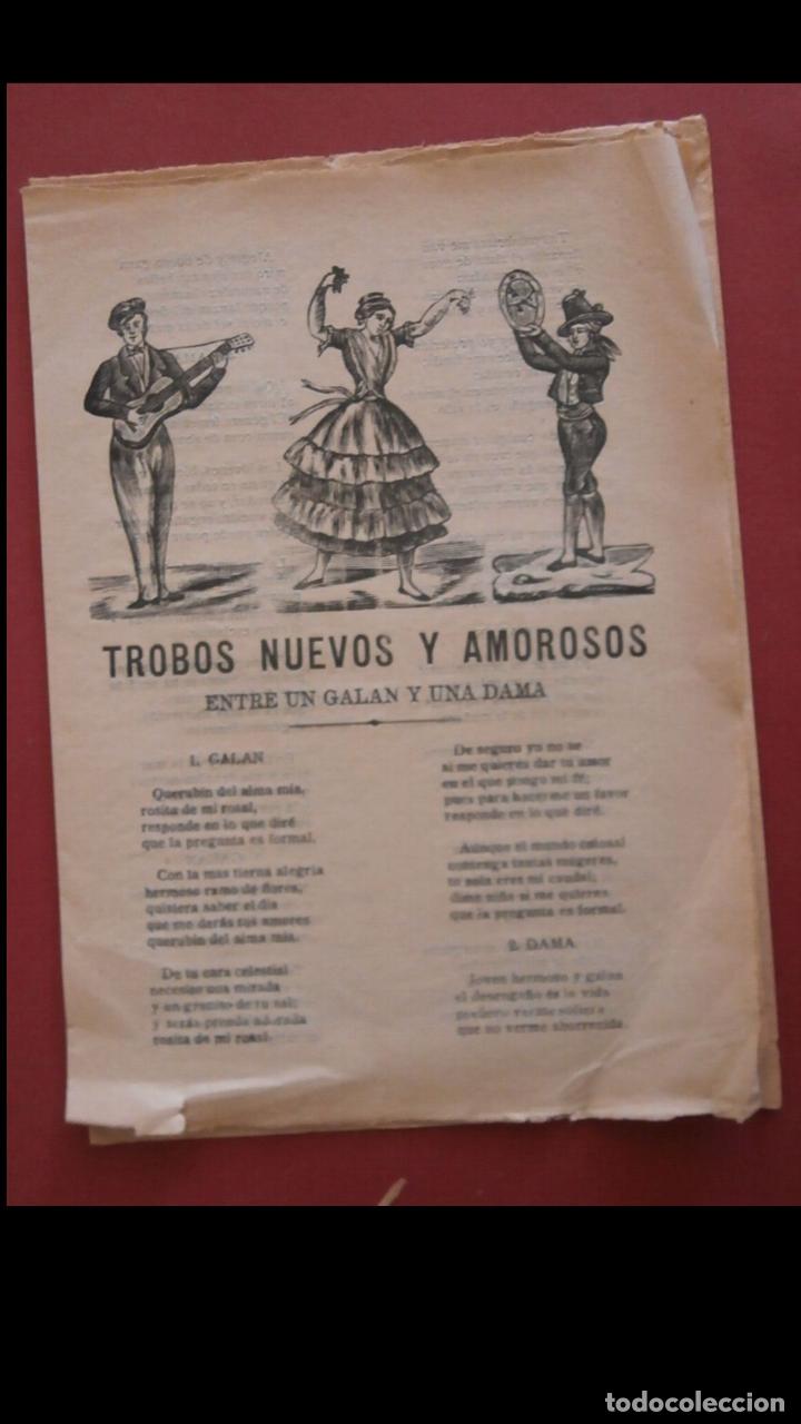 Libri antichi: Trobos nuevos y amorosos. Entre un gaaln y una dama