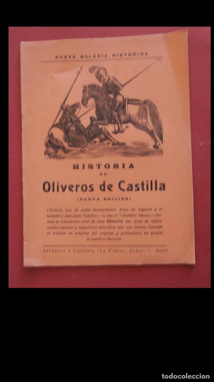 Libri antichi: Historia de Oliveros de Castilla. Nueva Galeria Hist&oacute;rica