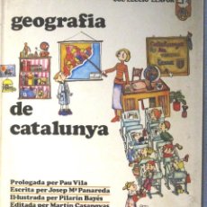 Libros antiguos: GEOGRAFIA DE CATALUNYA - JOSEP Mº PANAREDA I PILARIN BAYES - TAPA DURA - GRAN FORMAT - EN CATALA. Lote 187308761
