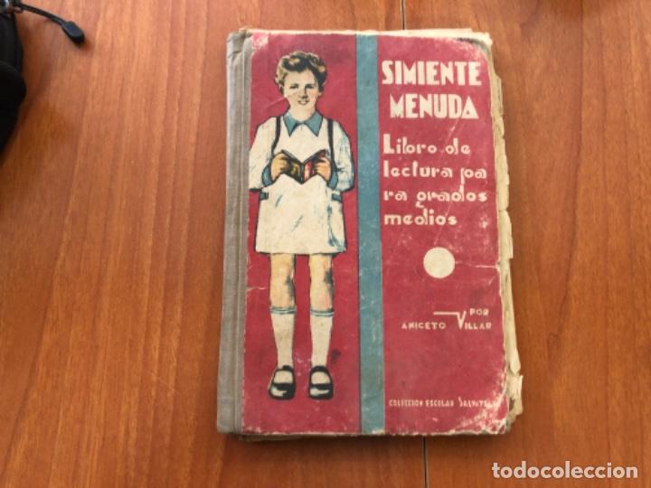 Libros antiguos: Antiguo libro de Aniceto Villar Simiente menuda 1940 - Foto 1