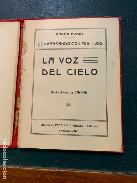 Libros antiguos: LIBRO LA VOZ DEL CIELO - RAM&Oacute;N POM&Eacute;S - COLECCI&Oacute;N MINERVA - Foto 2