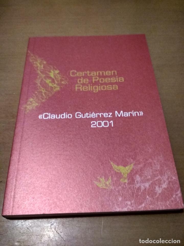 Libros antiguos: Certamen de poes&iacute;a religiosa - Foto 1