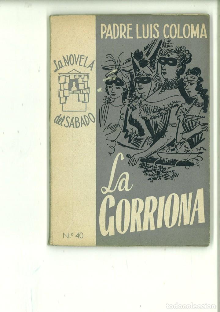 Libros antiguos: LA GORRIONA. Padre Luis Coloma - Foto 1