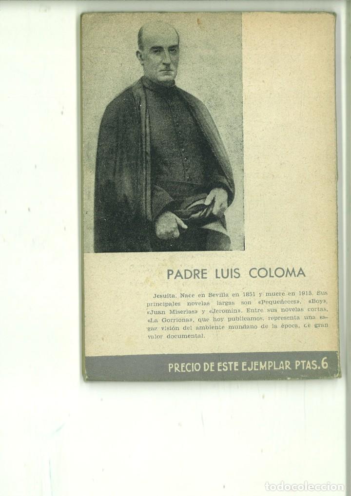 Libros antiguos: LA GORRIONA. Padre Luis Coloma - Foto 2