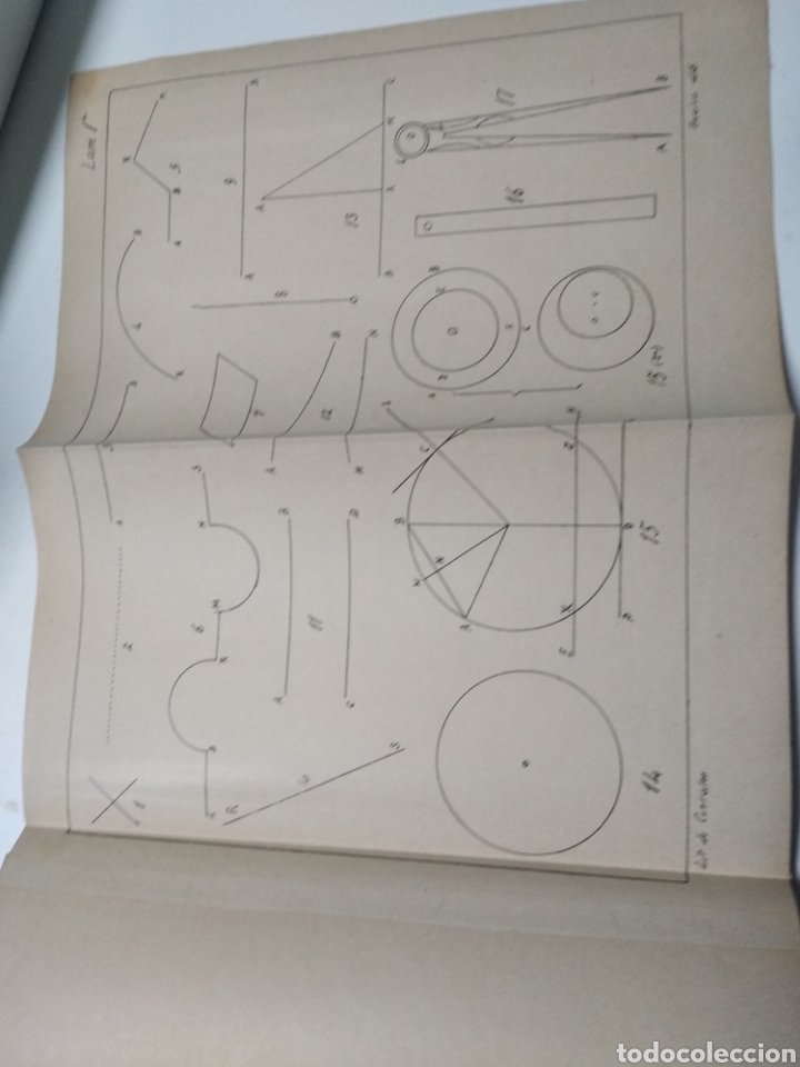 Libros antiguos: Geometr&iacute;a Rafael Boloix 1897 - Foto 3
