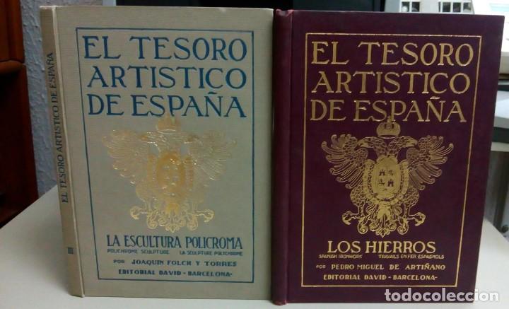 Old books: EL TESORO ARTISTICO DE ESPA&Ntilde;A, LA ESCULTURA POLICROMA Y LOS HIERROS, A&Ntilde;OS 40'S, L112008