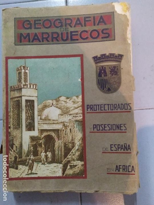 Old books: geografia de marruecos protectorado posesiones de espa&ntilde;a en africa tomo 1 1935