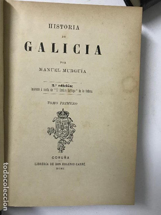 manuel murguía historia de galicia a coruña 190 - Comprar ...