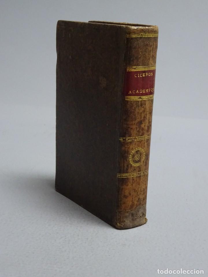 Libros antiguos: ACADEMIQUES DE CIC&Eacute;RON &ndash; PAR&Iacute;S 1796 - Foto 2