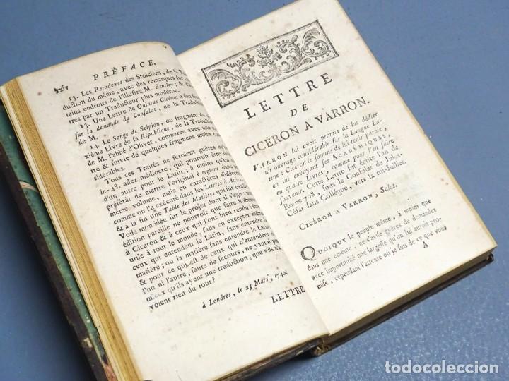 Libros antiguos: ACADEMIQUES DE CIC&Eacute;RON &ndash; PAR&Iacute;S 1796 - Foto 4