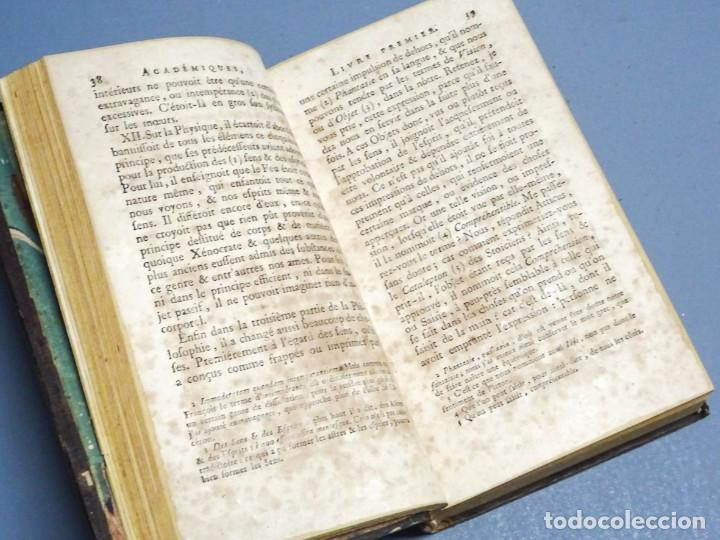 Libros antiguos: ACADEMIQUES DE CIC&Eacute;RON &ndash; PAR&Iacute;S 1796 - Foto 6