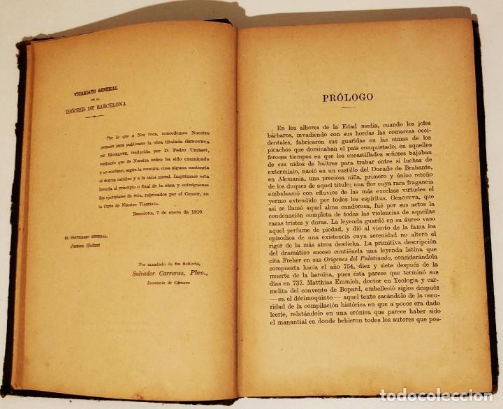 Libros antiguos: GENOVEVA DE BRAVANTE - Foto 2