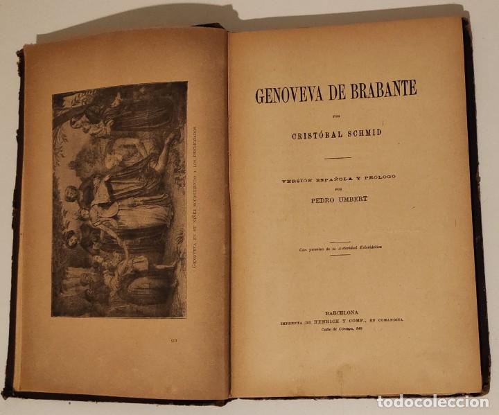 Libros antiguos: GENOVEVA DE BRAVANTE - Foto 3