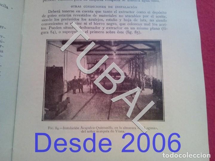 Old books: TUBAL 1927 EXTRACCION DEL ACEITE HOJAS DIVULGADORAS AGRICULTURA ABRIL 7 8 9 ENV&Iacute;O 1 &euro; 2019 U14