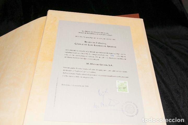 Libros antiguos: Moleiro - Beato de Li&eacute;bana, C&oacute;dice de San Andr&eacute;s de Arroyo - Foto 6