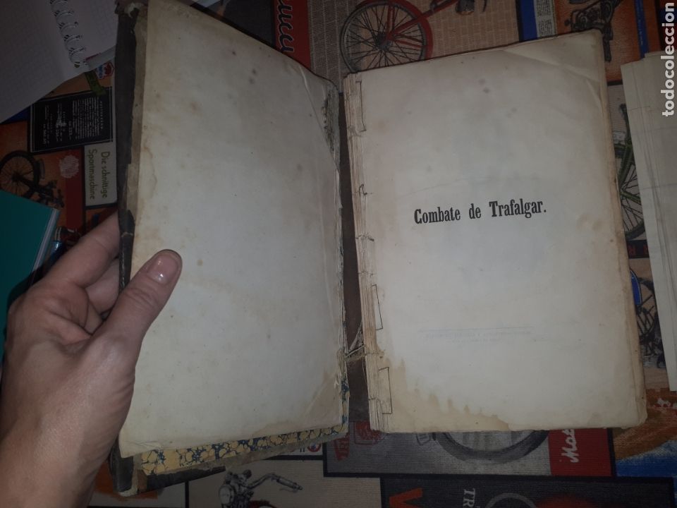 Libros antiguos: Combate de Trafalgar. Batalla naval. M, MARLIANI. - Foto 3