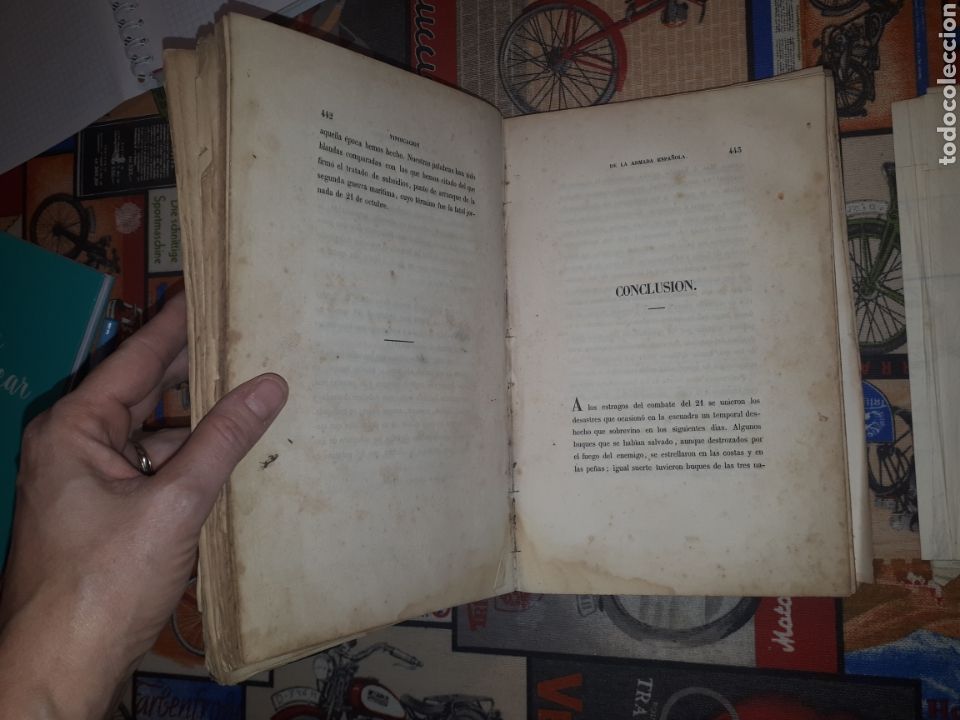 Libros antiguos: Combate de Trafalgar. Batalla naval. M, MARLIANI. - Foto 7