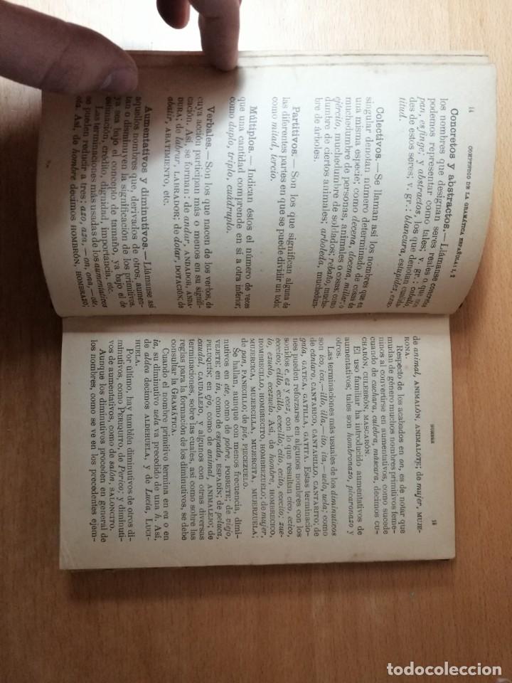 Libros antiguos: COMPENDIO DE LA GRAM&Aacute;TICA DE LA LENGUA ESPA&Ntilde;OLA. RAE. 1925 - Foto 7