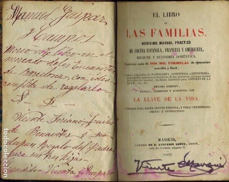 Libros antiguos: EL LIBRO DE LAS FAMILIAS - Foto 1