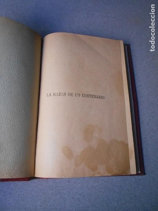 Libros antiguos: LA RAZON DE UN CENTENARIO - Foto 3