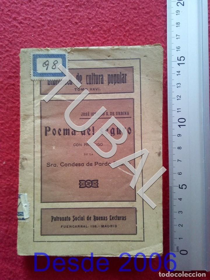 Old books: TUBAL POEMA DEL SEGURO URBINA 350 GRS U15