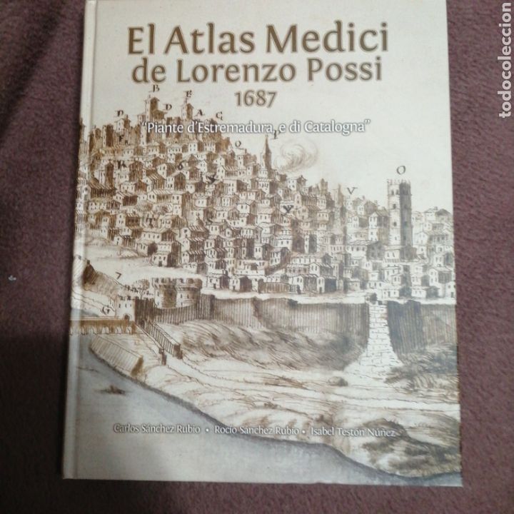 Livros antigos: El atlas Medici de Lorenzo possi. Piante d, estremadura e di Catalogna.