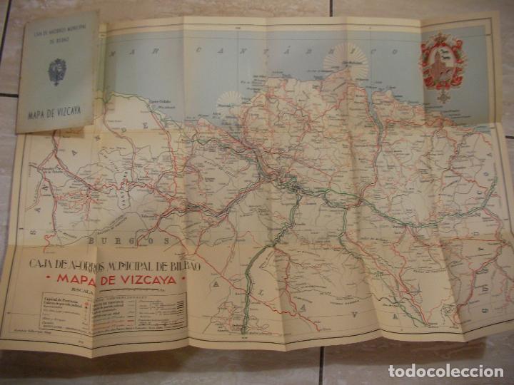 Libros antiguos: ANTIGUO MAPA DE VIZCAYA - Foto 2