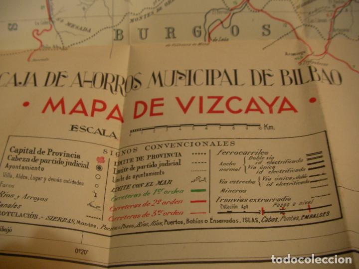 Libros antiguos: ANTIGUO MAPA DE VIZCAYA - Foto 3