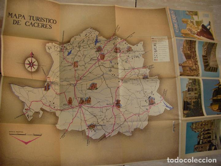 Libros antiguos: ANTIGUO MAPA GUIA DE CACERES - Foto 2