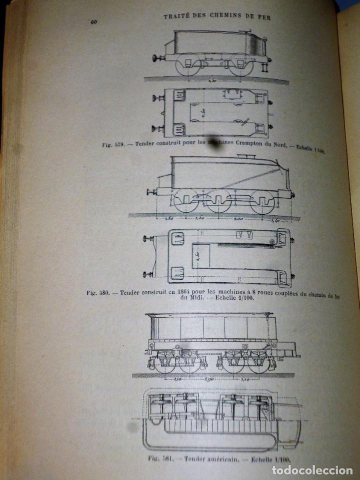 Libros antiguos: TRATADO COMPLETO DE FERROCARRILES, 3 tomos - Foto 10
