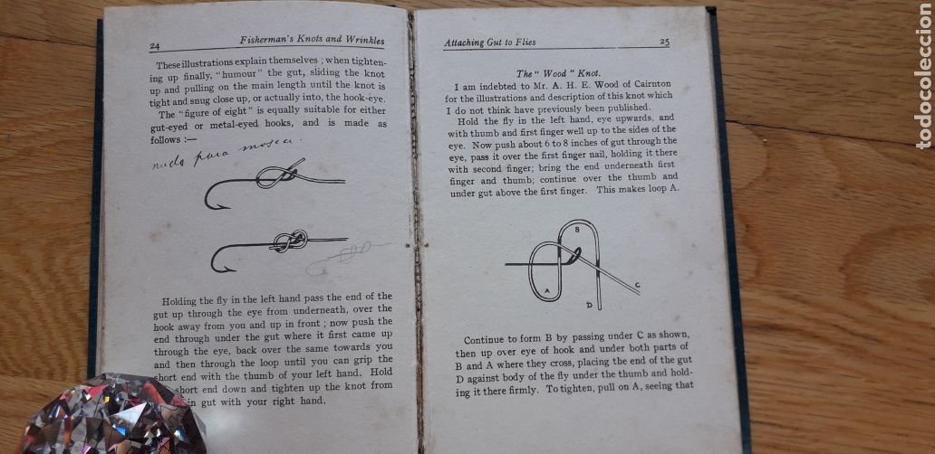 Libros antiguos: FISHERMAN&acute;S KNOTS E WRINKLES, W. A. HUNTER, - Foto 4