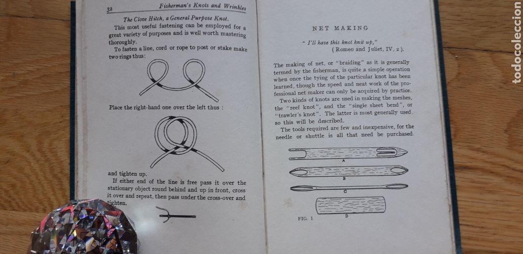 Libros antiguos: FISHERMAN&acute;S KNOTS E WRINKLES, W. A. HUNTER, - Foto 5