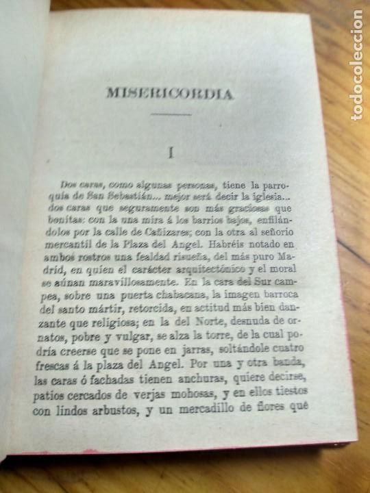 Libros antiguos: MISERICORDIA. BENITO PEREZ GALDOS. 1920 - Foto 5