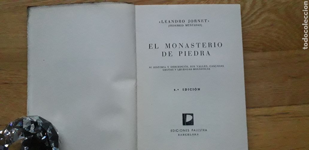 Libros antiguos: EL MONASTERIO DE PIEDRA, LEANDRO JORNET, - Foto 2