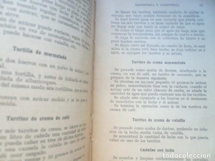 Libros antiguos: Reposter&iacute;a y Confiter&iacute;a Caseras - Foto 2