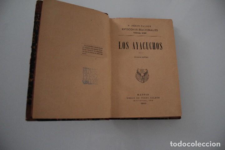 Libros antiguos: LOS AYACUCHOS BENITO PEREZ GALDOS 1900 - Foto 1