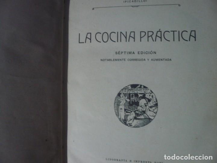 Libros antiguos: La cocina pr&aacute;ctica - Foto 3