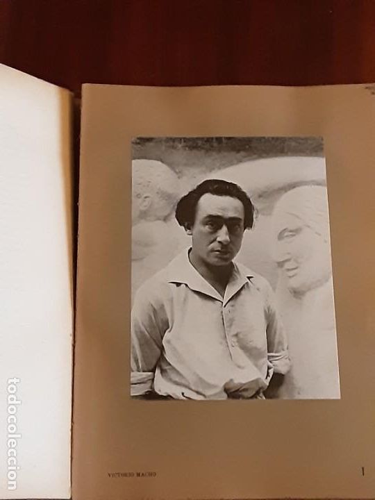 Libros antiguos: Monograf&iacute;a de Victorio Macho. 1926 - Foto 9