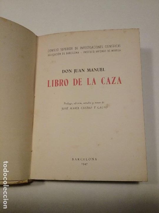 Libros antiguos: Libro de la caza - Foto 3