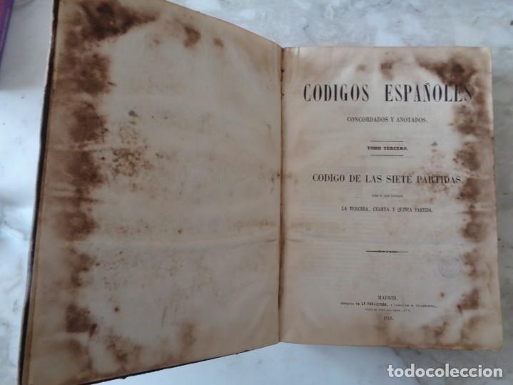 Libros antiguos: CODIGOS ESPA&Ntilde;OLES - Foto 2