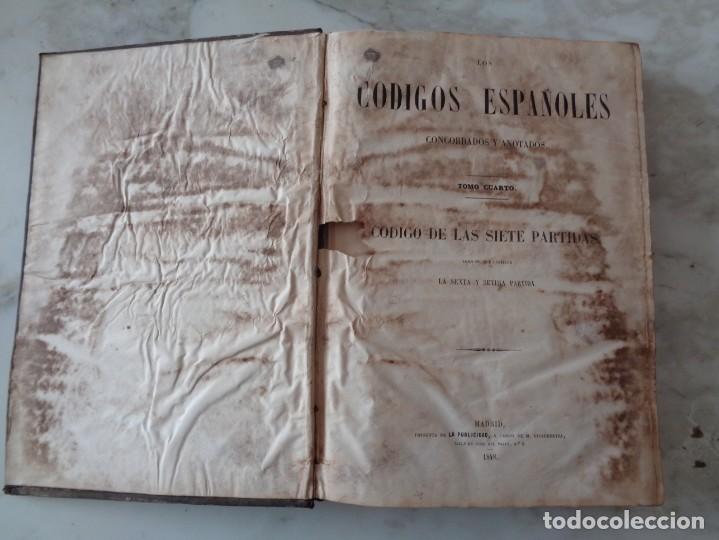 Libros antiguos: CODIGOS ESPA&Ntilde;OLES - Foto 4