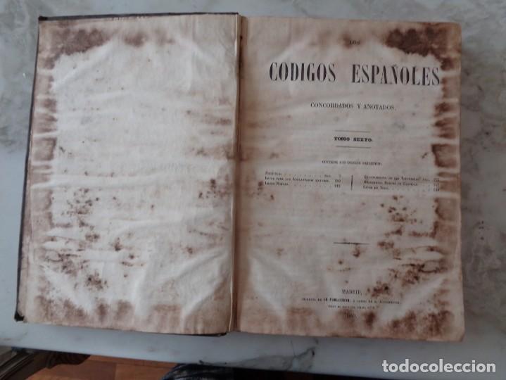 Libros antiguos: CODIGOS ESPA&Ntilde;OLES - Foto 7