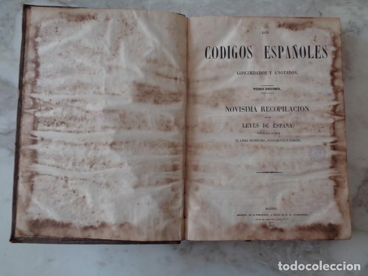 Libros antiguos: CODIGOS ESPA&Ntilde;OLES - Foto 9