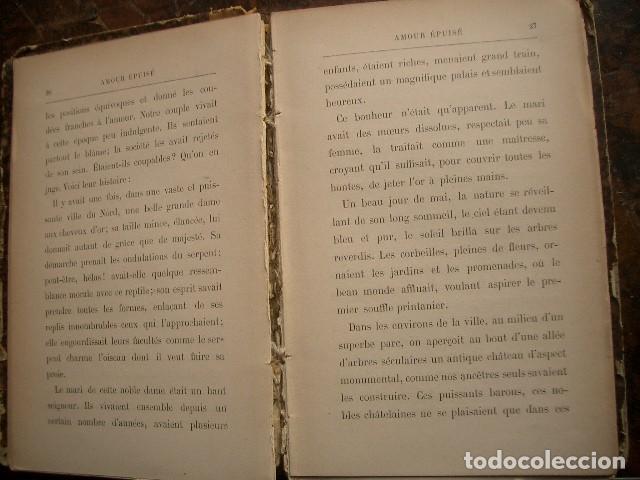Libros antiguos: Raro Amours 1886 - Foto 5