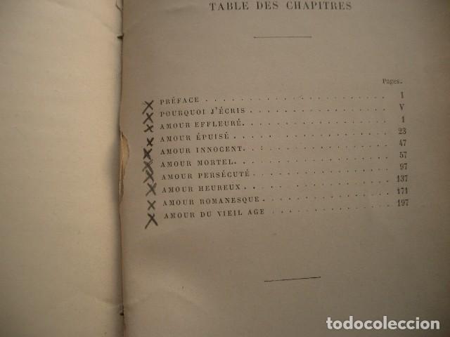 Libros antiguos: Raro Amours 1886 - Foto 9