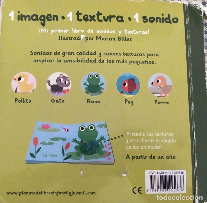 Libros antiguos: Peque&ntilde;os animales. Toca y escucha (Libros de texturas y sonidos) - Foto 4